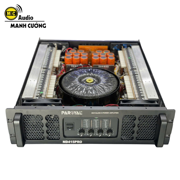 Cục Đẩy Công Suất Paroyal ND415PRO: Sức Mạnh Bùng Nổ, Trải Nghiệm Âm Thanh Đỉnh Cao