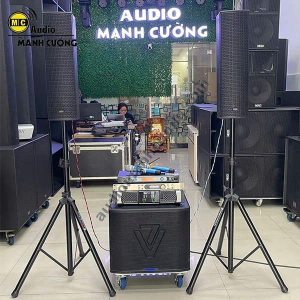 Bộ dàn karaoke gia đình cao cấp 35 triệu | Loa cột Motivity PAL36 sang trọng – âm thanh mạnh mẽ