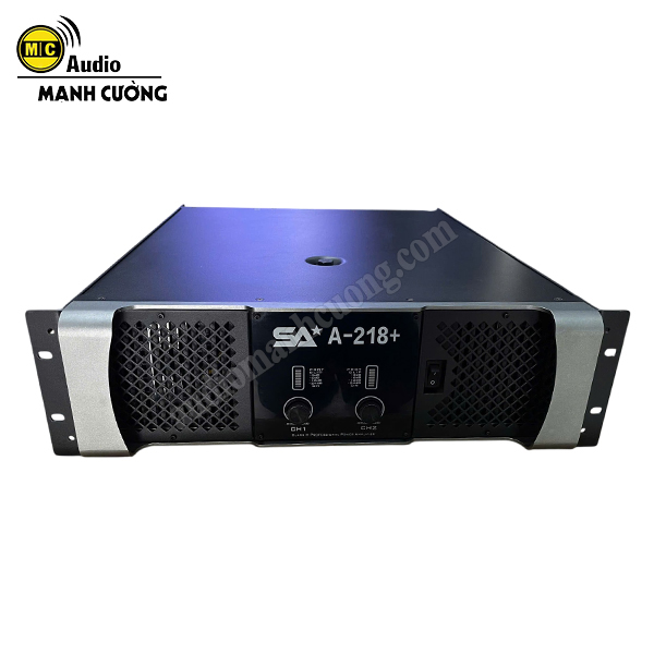 SA Sound A-218+ – Cục đẩy công suất 2 kênh chuyên trị sub, mạnh mẽ và bền bỉ