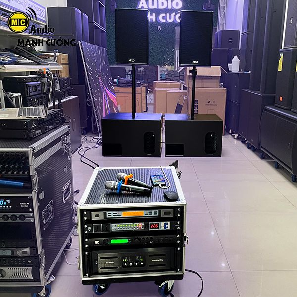Bộ Dàn Âm Thanh Sân Khấu Nexo PS15 China loại 1 + Sub LS1200 + Motivity MA41300N 