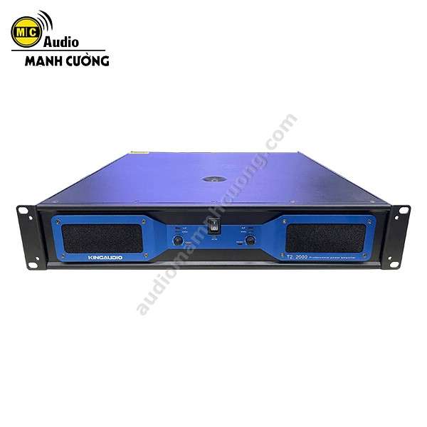 KINGAUDIO T2.2000 – Cục Đẩy 2 Kênh 2000W/kênh | Chuyên Đánh Sub Coil Lớn, Công Suất Khủng