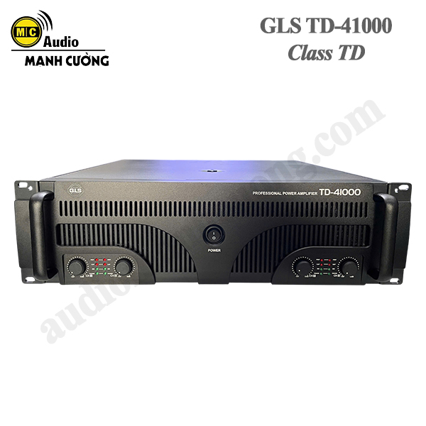 Cục đẩy GLS TD-41000 – Mẫu main 4 kênh Class TD mạnh mẽ 1000W/kênh, công suất thật – giá tốt tại Audio Mạnh Cường